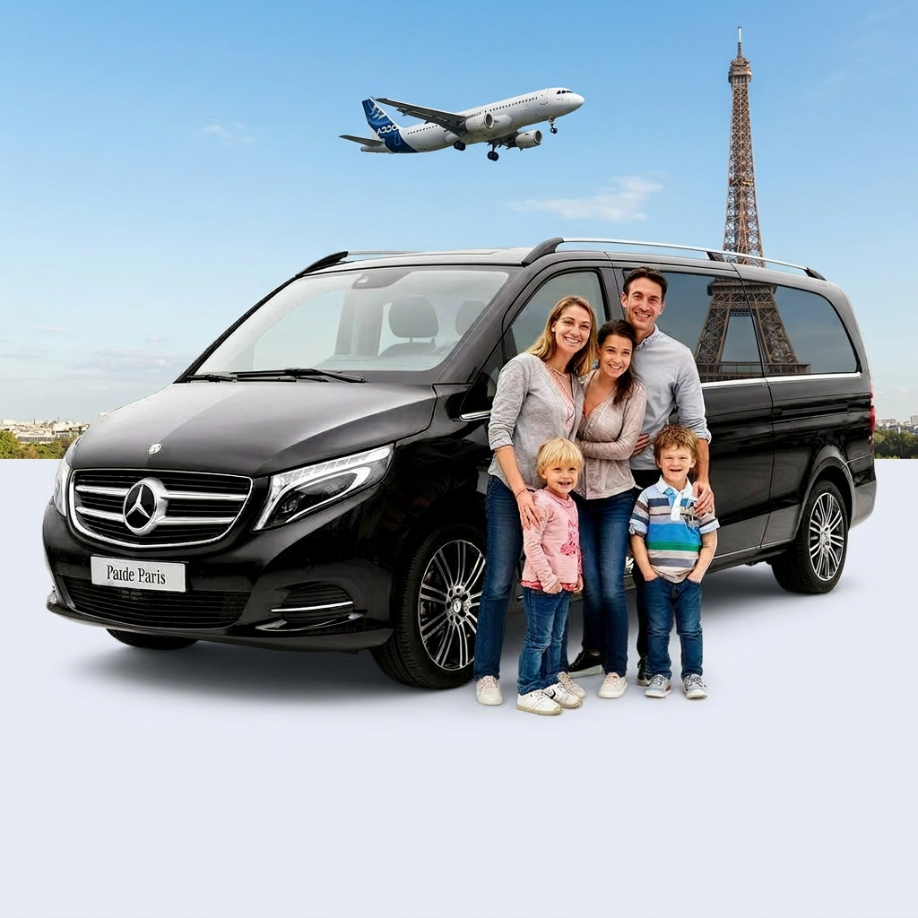 Happy family with children